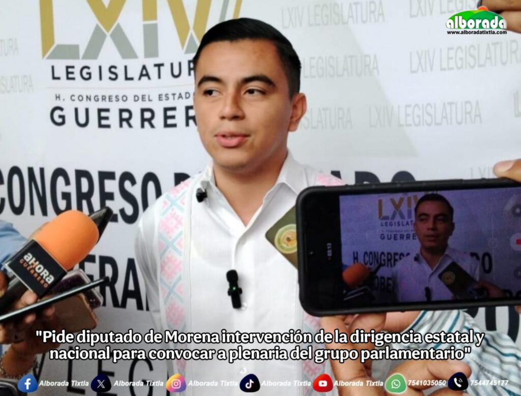 Carlos Eduardo Bello señala que llevan más de un año sin sesionar formalmente y sin una agenda legislativa común en el Congreso de Guerrero